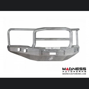 GMC Sierra 1500 Stealth Front Winch Bumper Lonestar Guard - Smittybilt XRC - Raw Steel WARN M12000